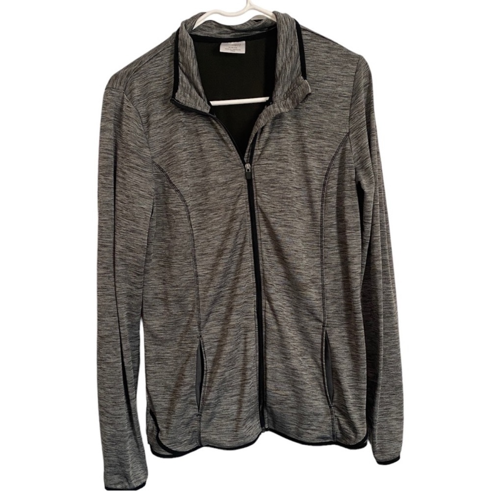 Danskin Now Gray Track Running Jacket